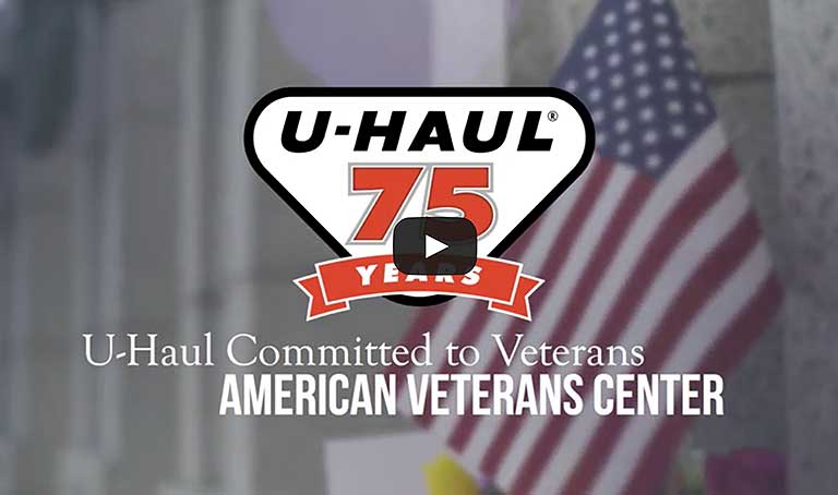U-Haul '75 Years' logo