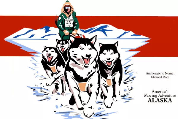 Anchorage to Nome, Iditarod Race
