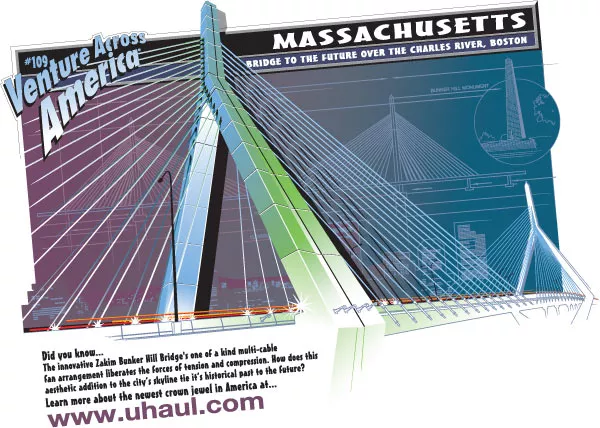 Bridge to the Future Over the Charles River, Boston