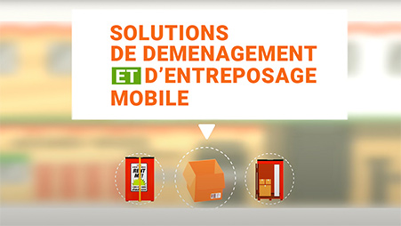Image tirée de la vidéo sur les solutions d’entreposage et de déménagement portatives