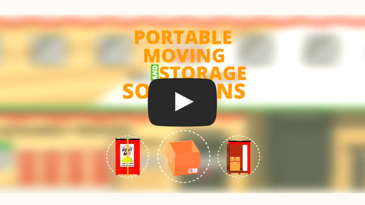 Screenshot taken from the Portable Moving and Storage Solutions video