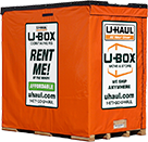 Image of a single U-Haul UBox